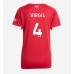 Maillot de foot Liverpool Virgil van Dijk #4 Domicile vêtements Femmes 2025-26 Manches Courtes
